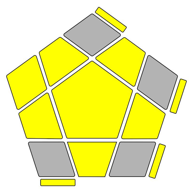 MEGA OLL 12 Megaminx OLL Alg