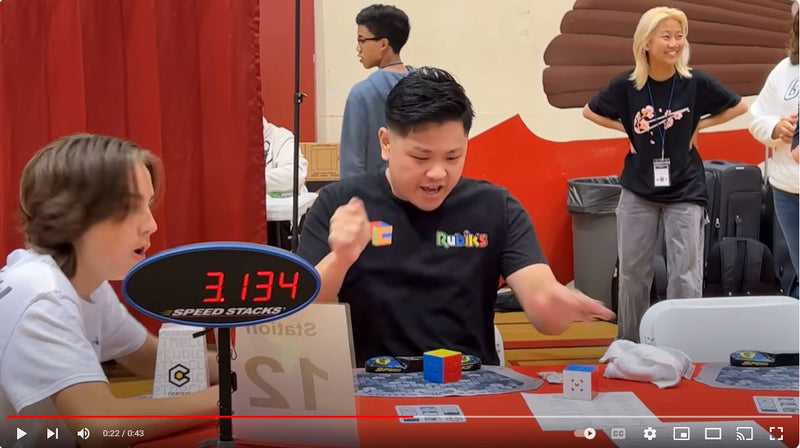 Rubik's Cube World Record SINGLE 3.13 by Max Park