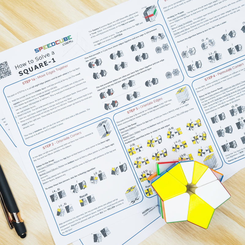 How To Solve a SQUARE-1 Beginners Guide PDF DOWNLOAD